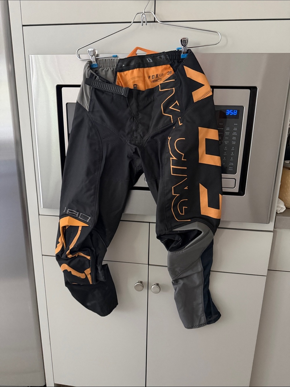 Fox Men’s Black & Orange MX Riding Pants